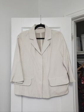 Annette Goertz Blazer in Cream size large